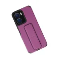 BUĞZ Vivo Y16 Kılıf Mega Standlı Silikon - Mor