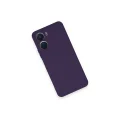 BUĞZ Vivo Y16 Kılıf Nano İçi Kadife Silikon - Mor