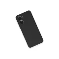 BUĞZ Vivo Y16 Kılıf Nano İçi Kadife Silikon - Siyah