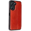 BUĞZ Vivo Y18 Kılıf Flip Cover - Kırmızı