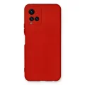 BUĞZ Vivo Y21s Kılıf Nano İçi Kadife Silikon - Kırmızı