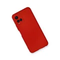 BUĞZ Vivo Y21s Kılıf Nano İçi Kadife Silikon - Kırmızı