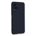BUĞZ Vivo Y21s Kılıf Nano İçi Kadife Silikon - Lacivert