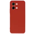 BUĞZ Vivo Y28 Kılıf First Silikon - Kırmızı