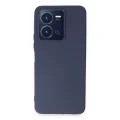 BUĞZ Vivo Y35 Kılıf First Silikon - Lacivert