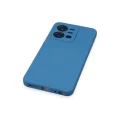 BUĞZ Vivo Y35 Kılıf Nano İçi Kadife Silikon - Mavi