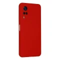 BUĞZ Vivo Y53s Kılıf Nano İçi Kadife Silikon - Kırmızı