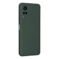 BUĞZ Vivo Y53s Kılıf Nano İçi Kadife Silikon - Koyu Yeşil