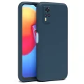 BUĞZ Vivo Y53s Kılıf Nano İçi Kadife Silikon - Lacivert