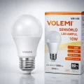 BUĞZ Volemi VM-10S Sensörlü LED Ampul 10W 2000 Lümen E27 Duy 50000 Saat Ömür Enerji Tasarruflu Beyaz Işık 2 Adet