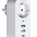 BUĞZ Vothoon 2.4a Çıkışlı 2xusb 1xtype-c Tekli Priz Ftr-17