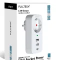 BUĞZ Vothoon 2.4a Çıkışlı 2xusb 1xtype-c Tekli Priz Ftr-17