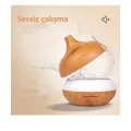 BUĞZ Vothoon Hava Nemlendirici 7 Led Işıklı Aromatik Oda Kokusu 550 Ml Kahve Aroma Difüzörü Buhar Makinası