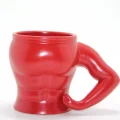 BUĞZ Vücut Porselen Kupa Bardak Kırmızı Renk