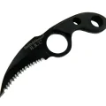 BUĞZ W Hrt2 Tırtıklı Karambit 17 Cm - Özel Kılıflı