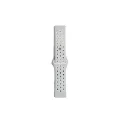 BUĞZ Watch 20mm Spor Delikli Kordon - Gri-beyaz