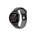 BUĞZ Watch 20mm Spor Delikli Kordon - Siyah-gri
