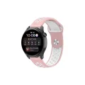BUĞZ Watch 22mm Spor Delikli Kordon - Pembe-beyaz