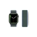 BUĞZ Watch 38mm Hasırlı Cırtcırtlı Kordon - Mavi-yeşil
