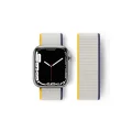 BUĞZ Watch 38mm Hasırlı Cırtcırtlı Kordon - Sarı-beyaz