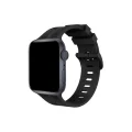 BUĞZ Watch 38mm Kr408 Çizgili Silikon Kordon - Siyah