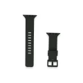 BUĞZ Watch 38mm Kr408 Çizgili Silikon Kordon - Siyah