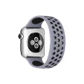 BUĞZ Watch 42mm Ayarlı Delikli Silikon Kordon - Gri-siyah