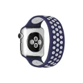 BUĞZ Watch 42mm Ayarlı Delikli Silikon Kordon - Lacivert-beyaz