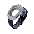 BUĞZ Watch 44mm Kr402 Metal Kasa Silikon Kordon - Gümüş