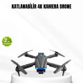 BUĞZ Wi-Fi Bağlantılı 4K Drone Katlanabilir ve 360° Takla Özellikli
