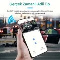 BUĞZ Wi-Fi Bağlantılı Araç İçi Kamera - Üçlü Kamera Desteği, G-Sensör ve Park Modu Özellikli
