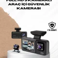 BUĞZ Wi-Fi Bağlantılı Full HD Araç Kamera Seti 3 Kameralı Park Koruma ve Döngü Kayıt