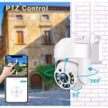 BUĞZ Wi-fi ptz iç ve dış mekan 360 derece çift antenli 1080p 3 mp speed dome ip kamera