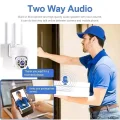 BUĞZ Wi-fi ptz iç ve dış mekan 360 derece çift antenli 1080p 3 mp speed dome ip kamera