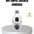 BUĞZ WiFi Ampul Güvenlik Kamerası 1080P Full HD Gece Görüşlü ve Hareket Algılamalı