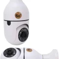 BUĞZ Wifi Güvenlik Kamerası 360 Derece Dönebilen Harekete Duyarlı Gece Görüşlü Ampul - BUĞZ
