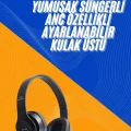 BUĞZ Wireless 5.0 Bluetooth Kablosuz Kulaklık ANC Özellikli Kulak Üstü Ayarlanabilir - BUĞZ