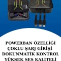  Wireless Şarjlı Akıllı Saat ve Dijital Göstergeli Kablosuz Bluetooth Kulaklık Nabız Ölçer