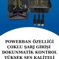 BUĞZ Wireless Şarjlı Akıllı Saat ve Dijital Göstergeli Kablosuz Bluetooth Kulaklık Nabız Ölçer - BUĞZ
