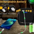 BUĞZ Wison Ws-582  Powerbank Özellikli Tripod Bağlantılı Mıknatıslı 3500 Lümen Usb Şarjlı Çalışma Feneri