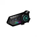 BUĞZ X3 Motor Kask Kulaklık Rgb Modlu Su Geçirmez 5.3 Bluetooth Intercom