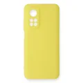 BUĞZ Xiaomi Mi 10t Kılıf Nano İçi Kadife Silikon - Sarı