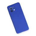 BUĞZ Xiaomi Mi 11 Kılıf First Silikon - Lacivert