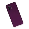 BUĞZ Xiaomi Mi 11 Kılıf First Silikon - Mürdüm
