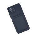 BUĞZ Xiaomi Mi 11 Kılıf Kelvin Kartvizitli Silikon - Lacivert