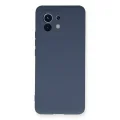 BUĞZ Xiaomi Mi 11 Kılıf Nano İçi Kadife Silikon - Gri