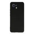 BUĞZ Xiaomi Mi 11 Kılıf Nano İçi Kadife Silikon - Siyah