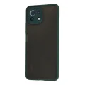 BUĞZ Xiaomi Mi 11 Lite Kılıf Montreal Silikon Kapak - Yeşil