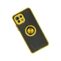 BUĞZ Xiaomi Mi 11 Lite Kılıf Montreal Yüzüklü Silikon Kapak - Sarı