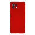 BUĞZ Xiaomi Mi 11 Lite Kılıf Nano İçi Kadife Silikon - Kırmızı